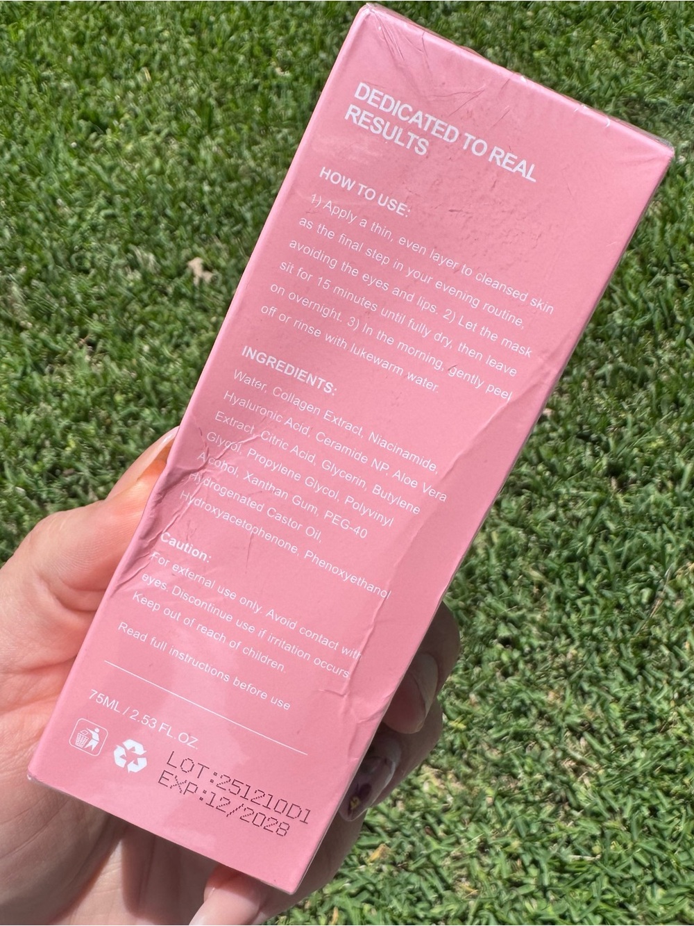 YURI Korean Beauty Collagen Night Wrapping Mask 75ml Overnight Face Mask New - Picture 6 of 6
